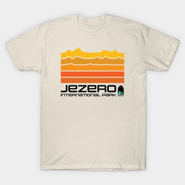 Jezero International Park Souvenir T-Shirt by CuriousCurios